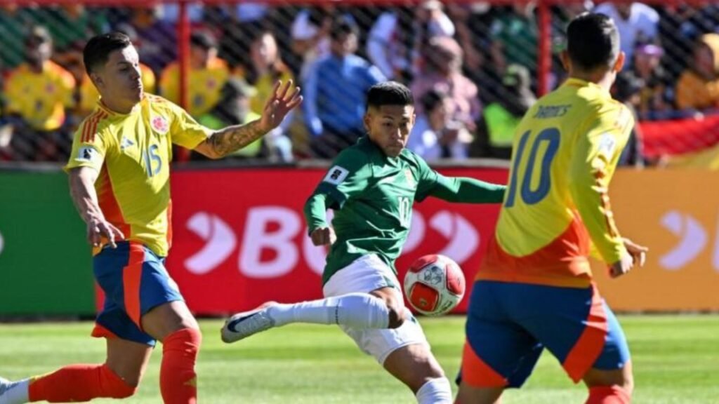 Selección Colombia vs. Bolivia en la eliminatoria Sudamericana | Foto: @CONMEBOL.