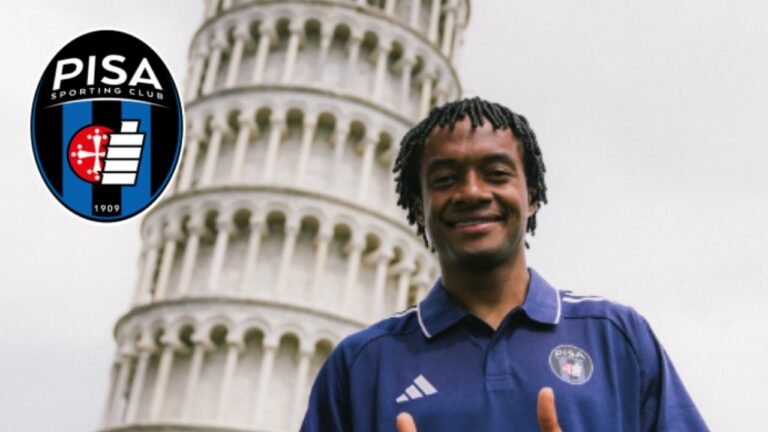 Juan Guillermo Cuadrado en el Pisa / Foto: pisasportingclub.