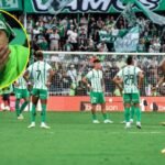 Jugadores de Atlético Nacional en el Atanasio Girardot | Foto: @nacionaloficial.