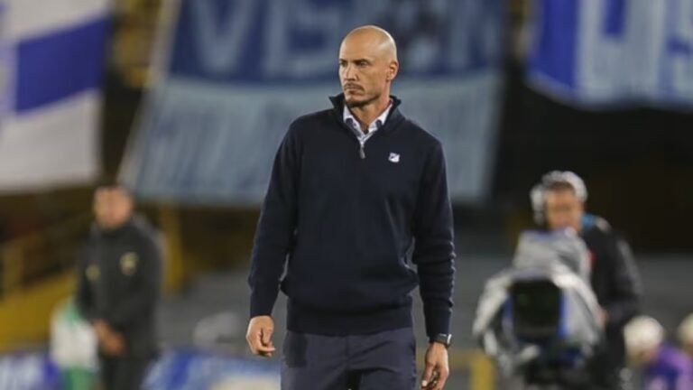 David González, técnico de Millonarios | Foto: Colprensa.
