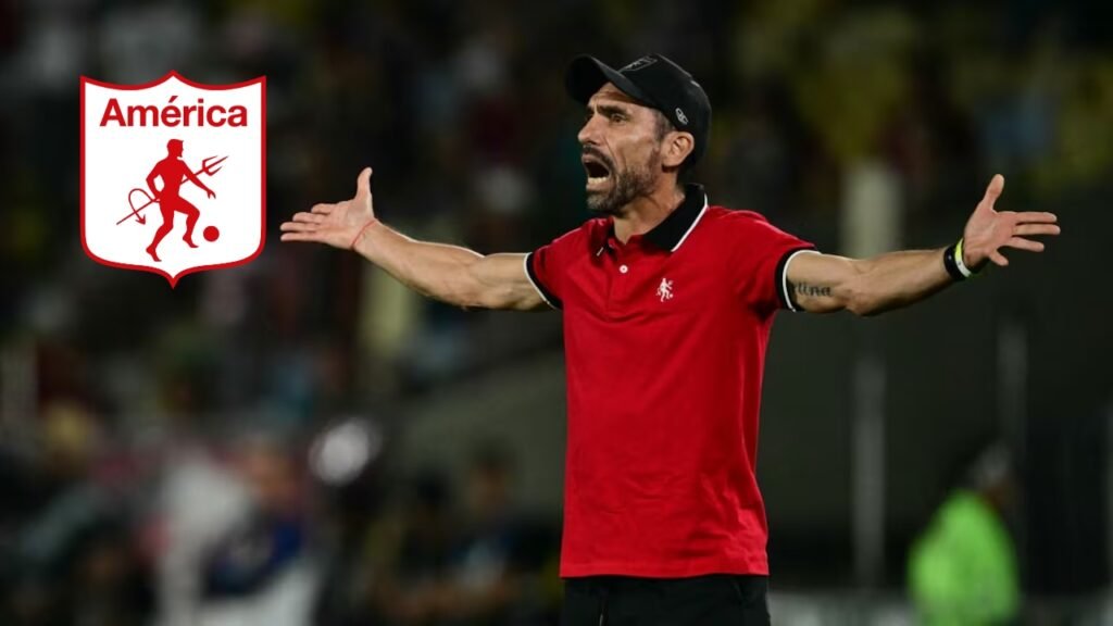 Gabriel Raimondi, entrenador de América de Cali | Foto: AFP.
