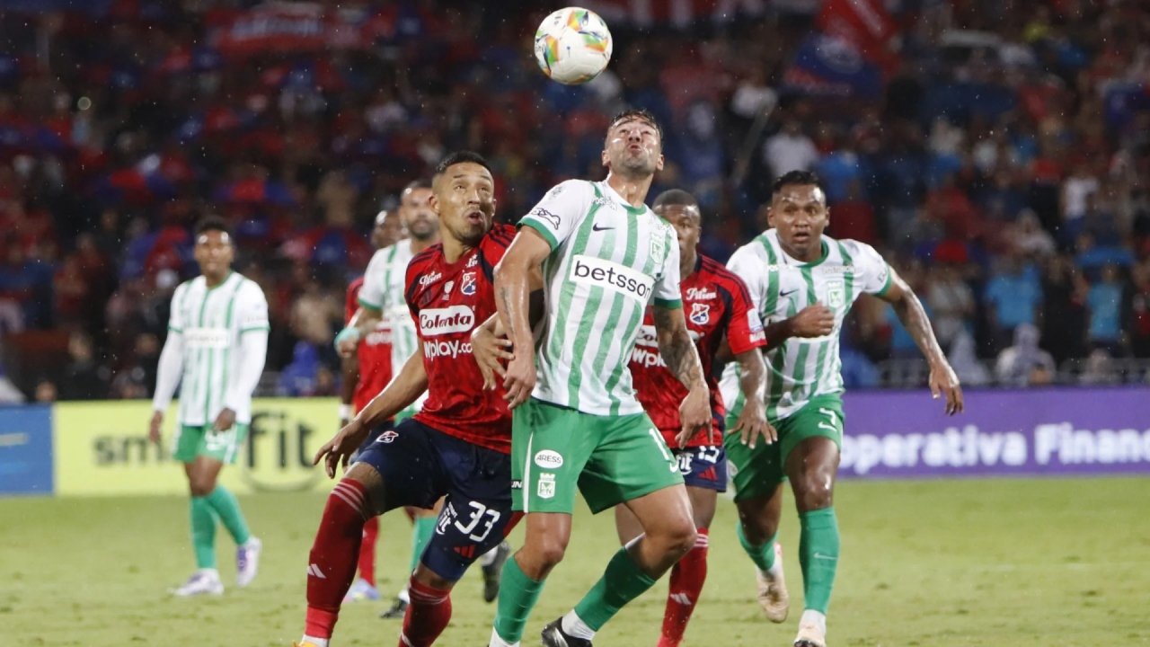 Atlético Nacional vs. Independiente Medellín en la Liga BetPlay | Foto: Dimayor.