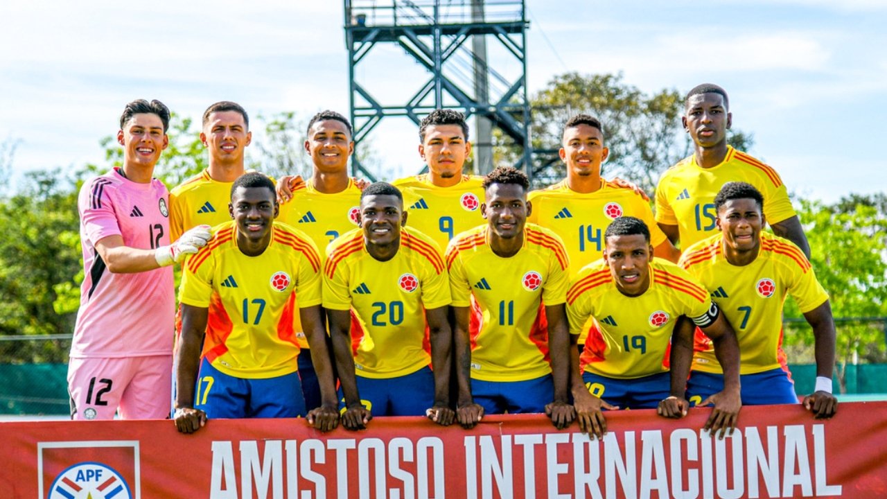 Selección Colombia sub 20 en amistoso internacional | Foto: FCF.